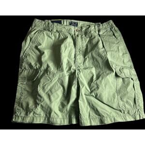 Margaritaville Shorts Men's 40 Green cotton Cargo Shorts